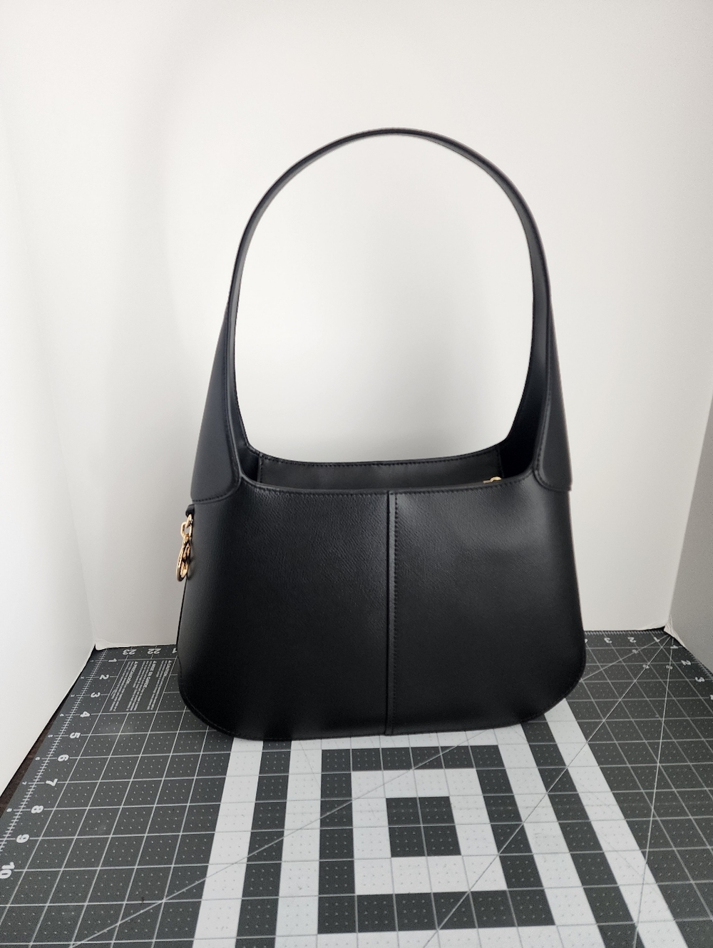 Michael Kors Alice Black Leather Zip Shoulder Bag New With Tags Structured Purse - Picture 10 of 11
